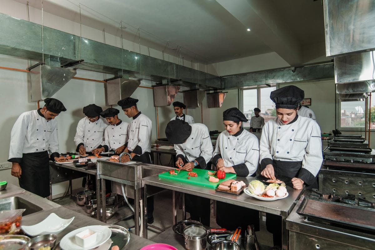 Brightwood culinary training kitchen lab in Udaipur